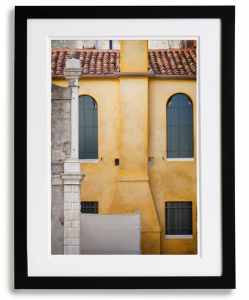 Value Frame of image of a wall in Venice