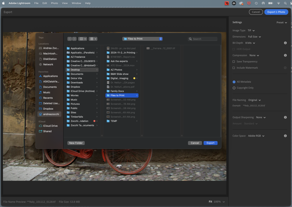 select your destination photo