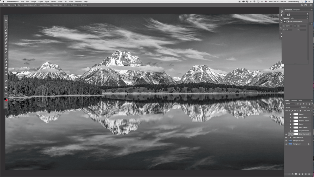 Photopshop® black & white conversion tutorial. Image ©Joe Brady