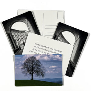color and black & white 4x6 postcard print images