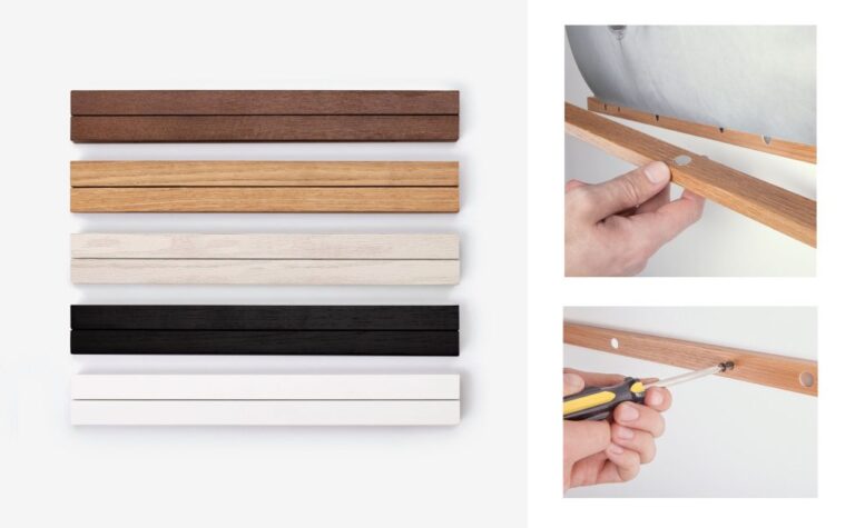 DSI wooden print hangers