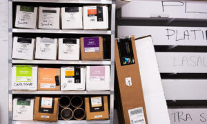 Printer's Choice- Boxes of inkjet paper rolls, Moab, Hahnemuhle, Ilford, Canson